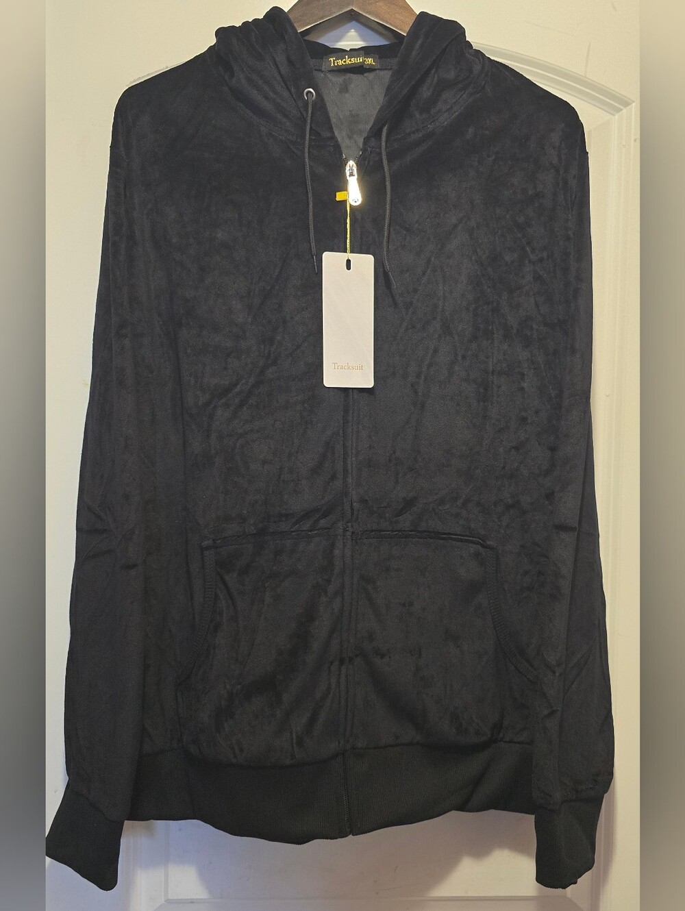 Tracksuit 3XL Black Hoodie & Sweatpants Men's 3X